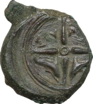 reverse: Syracuse.  Second Democracy (466-405 BC).. AE Hemilitra, c. 415-405 BC