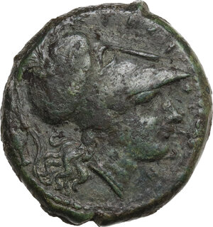 obverse: Syracuse.  Agathokles  (317-289 BC).. AE 24 mm, c. 317-310 BC