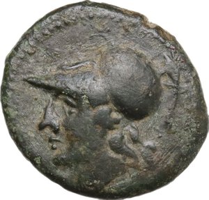 obverse: Syracuse.  Agathokles  (317-289 BC).. AE 16 mm, c. 305-295 BC