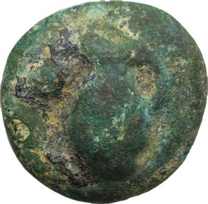 obverse: Central Italy, uncertain . AE Cast Uncia, 3rd century BC