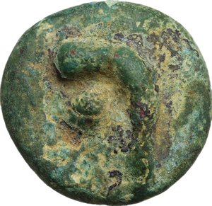 reverse: Central Italy, uncertain . AE Cast Uncia, 3rd century BC