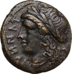 obverse: Samnium, Southern Latium and Northern Campania, Teanum Sidicinum. AE 19 mm, c. 265-240 BC