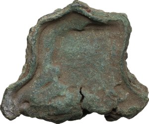 reverse: Aes Premonetale. Aes Rude.. Cast bronze lump, central Italy, 8th-4th century BC