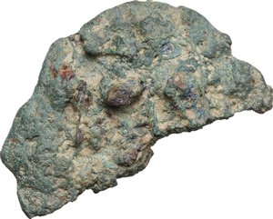 obverse: Aes Premonetale. Aes Formatum. . AE Halved Cast Circular Cake, Etruria, 8th-4th century BC