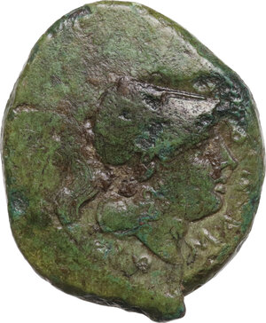 obverse: Anonymous.. AE Half Unit, Neapolis mint(?), after 276 BC