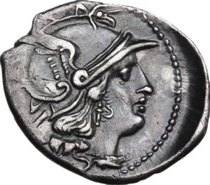 obverse: Anonymous. AR Denarius, uncertain Spanish mint (Tarraco?), 202 BC.