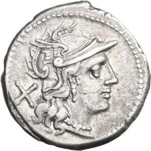 obverse: Crescent (second) series.. AR Denarius, uncertain Spanish mint, 204 BC