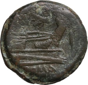 reverse: Fly series.. AE As, c. 179-170 BC