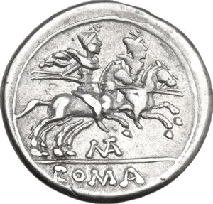 reverse: Matienus.. AR Denarius, 179-170 BC