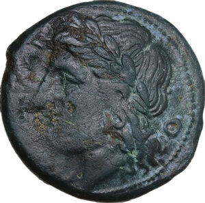 obverse: Central and Southern Campania, Neapolis. AE 20.5 mm. 275-250 BC