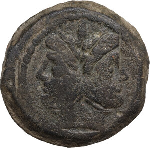 obverse: Terentius Varo.. AE As, c. 169-158 BC