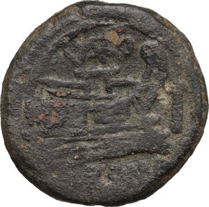 reverse: Terentius Varo.. AE As, c. 169-158 BC