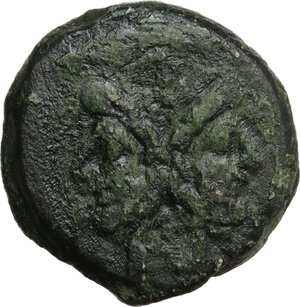 obverse: Q. Opimius.. AE As, c. 169-158 BC