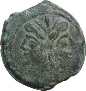 obverse: Anchor (third) series.. AE As, c. 169-158 BC