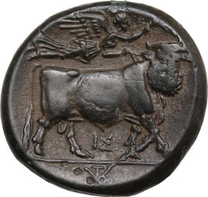 reverse: Central and Southern Campania, Neapolis. AE 18.5 mm, c. 275-250 BC