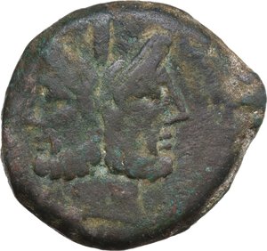 obverse: Anonymous.. AE As, 157-156 BC