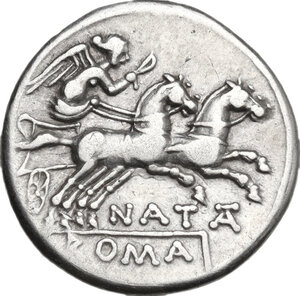 reverse: Pinarius Natta.. AR Denarius, 149 BC