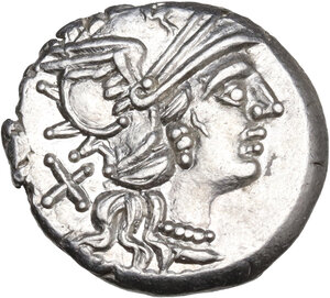 obverse: C. Renius.. AR Denarius, 138 BC