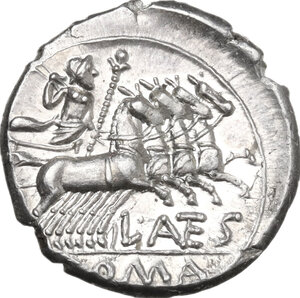 reverse: L. Antestius Gragulus.. AR Denarius, 136 BC