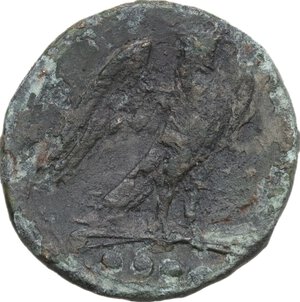 reverse: Eastern Italy, Larinum. AE Quadrunx, c. 210-175 BC