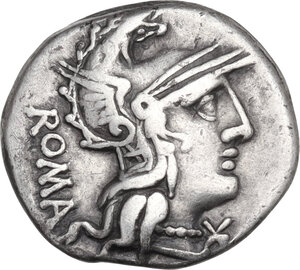obverse: C. Caecilius Metellus Caprarius.. AR Denarius, 125 BC