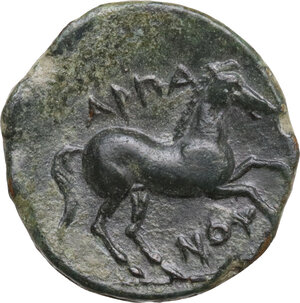 reverse: Northern Apulia, Arpi. AE 18.5 mm, c. 275-250 BC
