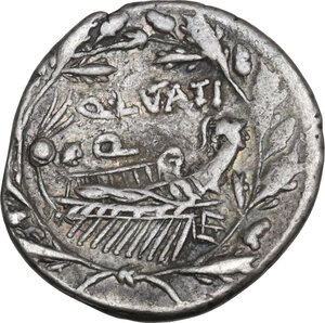 reverse: Q. Lutatius Cerco.. AR Denarius, 109-108 BC
