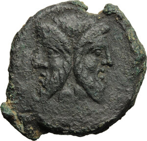 obverse: Q. Titius. AE As, 90 BC