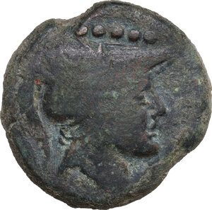 obverse: Northern Apulia, Luceria. AE Quincunx, c. 211-200 BC