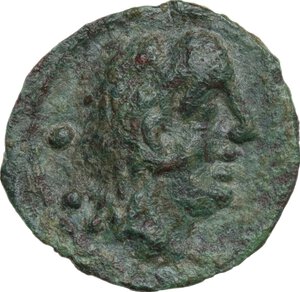 obverse: Gargilius, Ogulnius and Vergilius. . AE Anonymous Quadrans, 86 BC