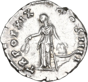 reverse: Antoninus Pius (138-161).. AR Denarius, 155-156 AD