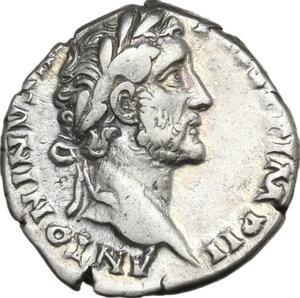 obverse: Antoninus Pius (138-161). AR Denarius, 155-156