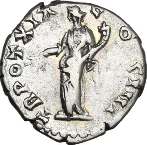 reverse: Antoninus Pius (138-161). AR Denarius, 155-156