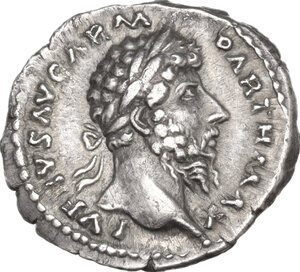 obverse: Lucius Verus (161-169).. AR Denarius, 166 AD