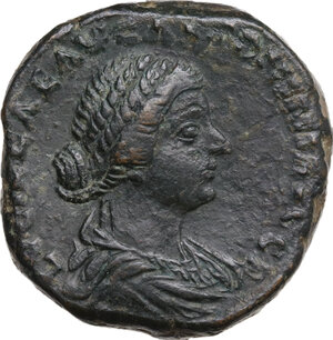obverse: Lucilla, wife of Lucius Verus (died 183 AD).. AE Sestertius, struck under Marcus Aurelius