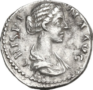 obverse: Crispina, wife of Commodus (died 183 AD).. AR Denarius, Rome mint