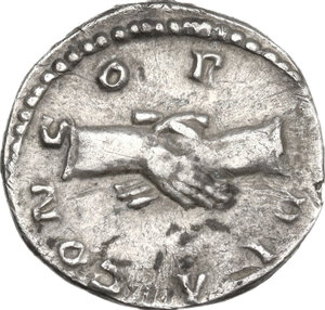 reverse: Crispina, wife of Commodus (died 183 AD).. AR Denarius, Rome mint