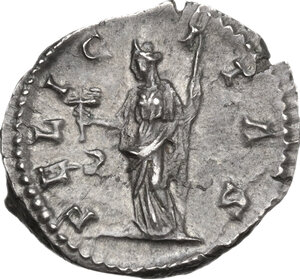 reverse: Julia Domna (died 217 AD).. AR Denarius, 196-211 AD