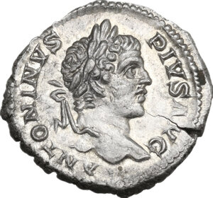obverse: Caracalla (198-217).. AR Denarius, Rome mint, 206-210 AD