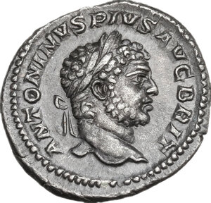 obverse: Caracalla (198-217).. AR Denarius, c. 210-213 AD