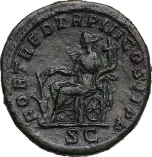 reverse: Geta (198-212).. AE Sestertius, c. 211 AD