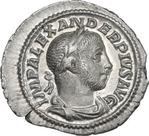 obverse: Severus Alexander (222-235).. AR Denarius
