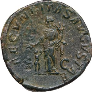 reverse: Julia Mamaea, mother of Severus Alexander (died 225 AD).. AE Sestertius, struck under Severus Alexander, 232 AD