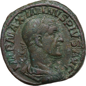 obverse: Maximinus I (225-238).. AE Sestertius, 236-237 AD