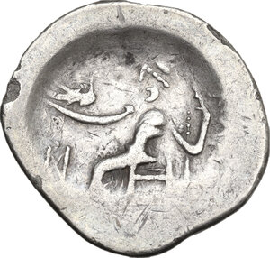 reverse: Celtic, Eastern Europe. AR Tetradrachm, 2nd century BC. Imitating Philip III of Macedon