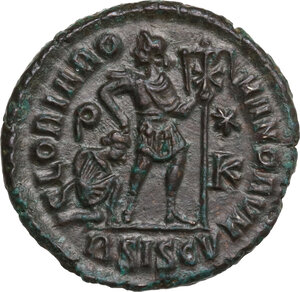 Valentinian I (364-375).. AE 18 mm. Siscia mint. Struck 367-375 AD
