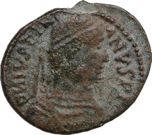 obverse: Justinian I (527-565).. AE Follis. Rome mint. Struck 538