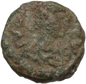 obverse: Justinian I (527-565).. AE Nummus. Rome mint. Struck circa 542