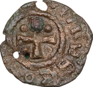 obverse: Tripoli.  Raymond II (1137-1352). AE 