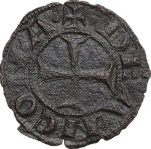obverse: Ancona.  Repubblica Autonoma (Sec. XII-XV).. Denaro, emissioni del XIII secolo